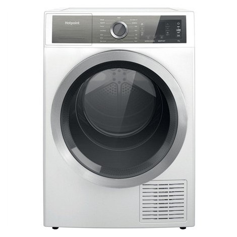 Hotpoint | Dryer | H8 D94WB EU | Freestanding | Heat pump | 9 kg | Class A+++ | LCD display | White | 64.9 cm